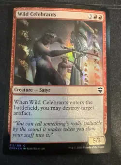 Wild Celebrants *FOIL* Commander Legends Magic the Gathering MTG - Image 1