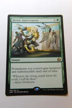 MTG Heroic Intervention x1- -Aether Revolt-Lightly Played - Image 1