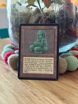 MTG MAGIC THE GATHERING ALPHA JADE STATUE - Image 1