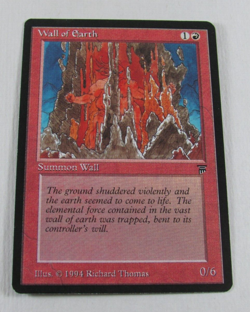 MAGIC THE GATHERING LEGENDS WALL OF EARTH NM ENGLISH MTG - Image 1