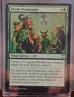 Elvish Promenade Commander: Kaldheim MTG Regular Lightly Played - Image 3