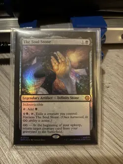 Magic the Gathering the Soul Stone, Marvel's Spider-Man, Regular Mythic NM FOIL - Image 2