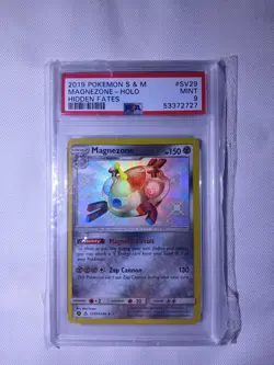 Pokemon TCG Magnezone SV29/SV94 Shiny Vault Holo Rare PSA 9 Hidden Fates 2019 - Image 2