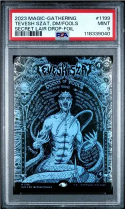PSA 9 FOIL Tevesh Szat, Doom Of Fools Foil SLD GRADED Secret Lair MtG - Image 1