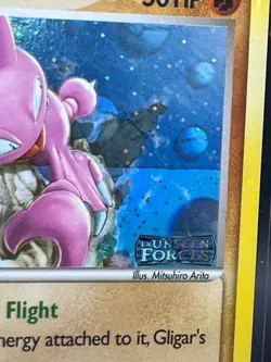 CONVERGENCE ERROR Pokemon TCG Gligar 57/115 Unseen Forces Reverse Holo - Image 2