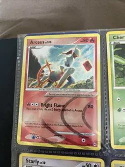 Arceus LV.100 AR3 Holo Pokemon Fire Type - Image 1