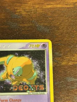Deoxys 18/107 Defense Forme EX Deoxys Pokemon Card Reverse Holo Foil Rare LP-/MP - Image 3
