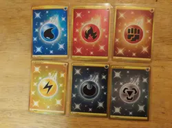 Pokemon: Hyper Rare (Gold) Energy Lot of (6) NM Evolving Skies Chilling Reign - Image 1