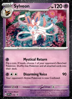 Sylveon - 172 (Cosmos Holo) Scarlet & Violet Promo Cards NM Pokemon TCG - Image 1