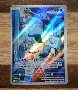 Pokemon Eiscue 205/193 Paldea Evolved SV02 Illustration Holo TCG - Image 1