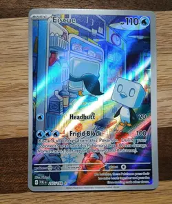Pokemon Eiscue 205/193 Paldea Evolved SV02 Illustration Holo TCG - Image 4