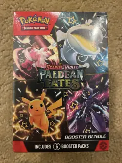 Pokemon TCG Scarlet And Violet Series Paldean Fates Booster Bundle Box Sealed - Image 1