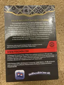 Pokemon TCG Scarlet And Violet Series Paldean Fates Booster Bundle Box Sealed - Image 2