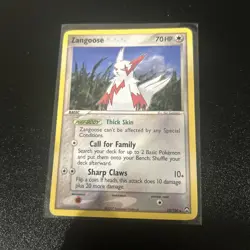 POKEMON TCG ZANGOOSE 25/108 NON HOLO RARE LIGHT PLAY POWER KEEPERS Hp - Image 1