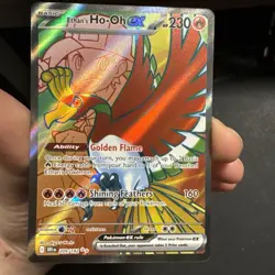 🔥 Ethan’s Ho-Oh ex 209/182 Secret Rare – Pokemon SV Destined Rivals – Mint/NM - Image 1