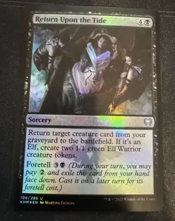 Return Upon the Tide *FOIL* Kaldheim Magic the Gathering MTG - Image 1