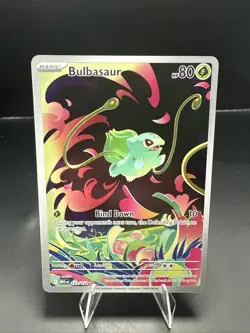 Pokemon 2025 Pokemon Mega Evolutions 133/132 Bulbasaur Illustration Rare - Image 1
