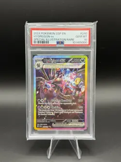 Pokemon TCG Hydreigon EX Surging Sparks SAR 240/191 PSA 10 Gem Mint - Image 1