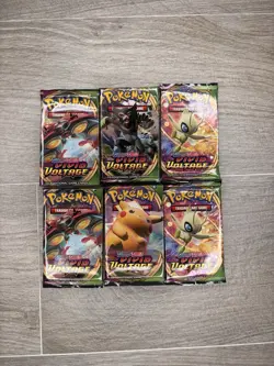 6x Vivid Voltage Pokemon Booster Packs SEALED - Image 1