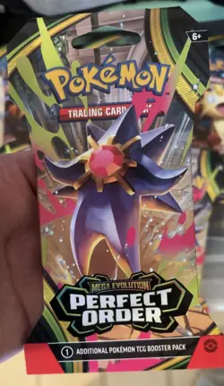 Pokemon TCG Perfect Order Sleeved Booster Packs LOT OF 10 in hand - Image 4