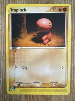 Trapinch - 78/97 - Common MP, English Pokemon EX Dragon - Image 1