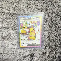 Pokemon Pikachu ex 219/191 Sv08: Surging Sparks Full Art Ultra Rare Holo - Image 1