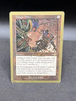 Tangle Wire 139/143 Magic Gathering MTG Gold Border Championship Brussels 2000 - Image 1