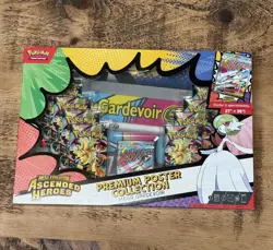Pokemon Ascended Heroes Premium Poster Collection Mega Gardevoir New/Sealed 👾💨 - Image 1