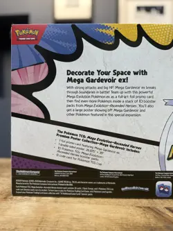 Pokemon Ascended Heroes Premium Poster Collection Mega Gardevoir New/Sealed 👾💨 - Image 5