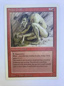 Sedge Troll Revised MTG LP - Image 1