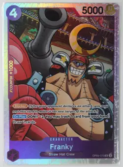 Franky (Reprint) OP09-072 SR One Piece Foil NEW Premium Best Vol 2 - Image 1