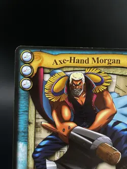 One Piece The Quest Begins 2005 CCG Axe-Hand Morgan Navy Non-Holo CH016 LP - Image 3