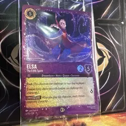 Elsa The Fifth Spirit Disney Lorcana Gift Box Promo Glitter Sealed - Image 2