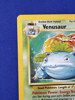 Pokemon TCG Venusaur Base Set Holo Unlimited Rare Card 15/102 1999 WOTC Vintage - Image 3