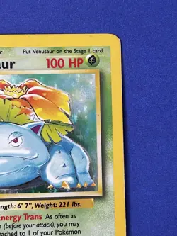Pokemon TCG Venusaur Base Set Holo Unlimited Rare Card 15/102 1999 WOTC Vintage - Image 4