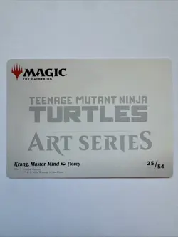 Krang, Master Mind 25/54 Art Series Gold Stamped TMNT MTG Art Card NM/M - Image 2