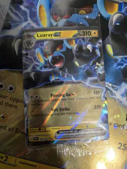 Meddling Sparks Holo Foil Promo Pack Luxray EX Scizor EX Pokemon TCG Card Sealed - Image 1