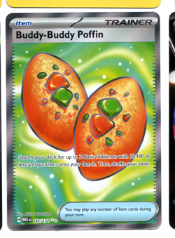 Buddy-Buddy Poffin 167/132 ME01: Mega Evolution - Pokemon Card - NM - Image 1