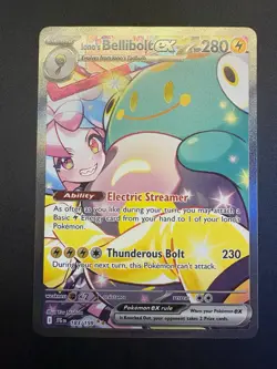 Iono's Bellibolt EX 183/159 Journey Together Pokemon Card - Image 1