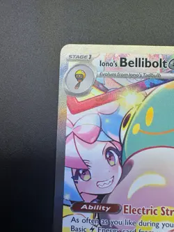 Iono's Bellibolt EX 183/159 Journey Together Pokemon Card - Image 2