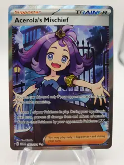 Acerola's Mischief - 165/132 ME01: Mega Evolution NM Pokemon Card TCG - Image 1