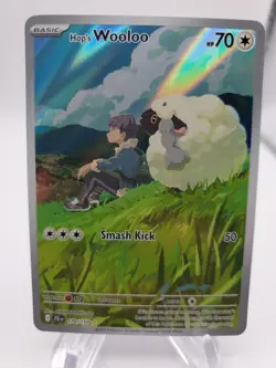 Pokemon TCG Hop's Wooloo Holo Card 170/159 Sv09: Journey Together - Image 1