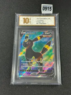 2024 Pokemon TCG S-Chinese Card Sword Shield CS4aC 151/132 Umbreon V SR Grade 10 - Image 1
