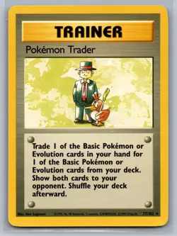 Pokemon Trader Base Set #077/102 Rare Pokemon Card - Image 1