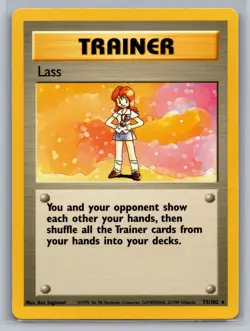 Lass Base Set #075/102 Rare Pokemon Card - Image 1