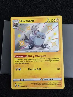 Pokemon TCG Arctozolt Holo Rare Card SV046/SV122 Shining Fates - Image 1