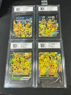 Pikachu V-union Promo 109/S-P - 112/S-P Set - Pokemon Card Chinese Grade 10 - Image 1