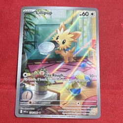 Pokemon TCG Lillipup 154/086 & Herdier 155/086 Holo Cards Lot IR White Flare - Image 2