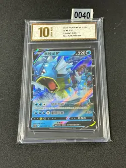 Gyarados V RR CS4bC-025/132 Pokemon Card Chinese Grade 10 - Image 1