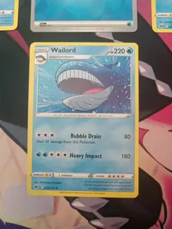 Pokemon Crown Zenith BUNDLE: ×4 Wailord/WATER TYPE/RARE/NEAR MINT/PLAYSET - Image 4